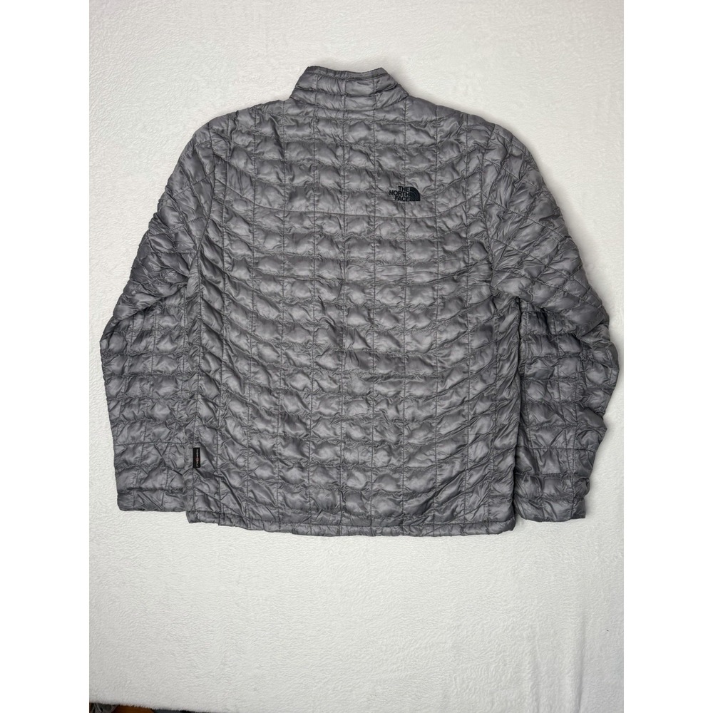 The North Face ThermoBall Quilted Jacket Gray Full Zip Men's Large - Picture 11 of 11